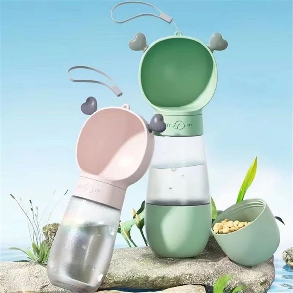 Multifunctional Dog Bottle – Water & Food Dispenser for Travel & Outdoor Use