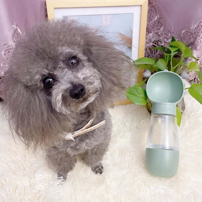 Multifunctional Dog Bottle – Water & Food Dispenser for Travel & Outdoor Use