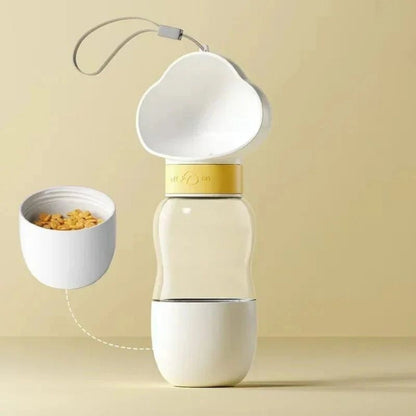 Multifunctional Dog Bottle – Water & Food Dispenser for Travel & Outdoor Use