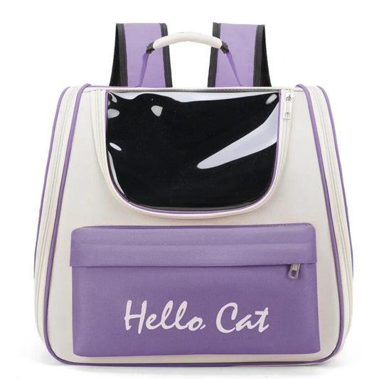 Breathable Cat Carrier Backpack – Comfortable Outdoor Travel Bag