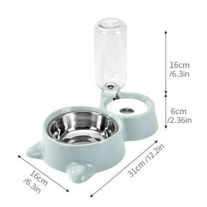 Container Bowl for Dogs and Cats - Cat Water Fountain
