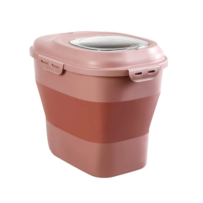 Dog & Cat Food Storage Container – Airtight Pet Food Bin with Scoop