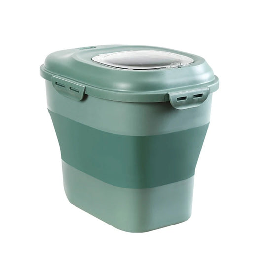 Dog & Cat Food Storage Container – Airtight Pet Food Bin with Scoop