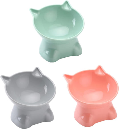 Elevated Cat Feeder Bowl – Raised Design for Improved Digestion