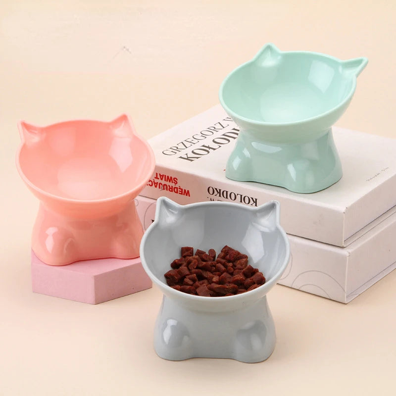 Elevated Cat Feeder Bowl – Raised Design for Improved Digestion