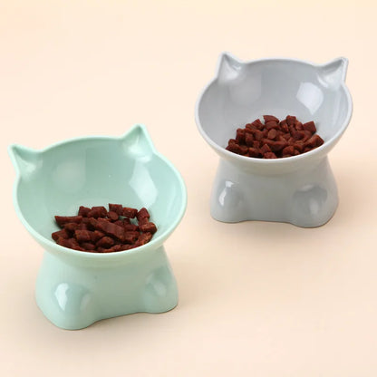 Elevated Cat Feeder Bowl – Raised Design for Improved Digestion