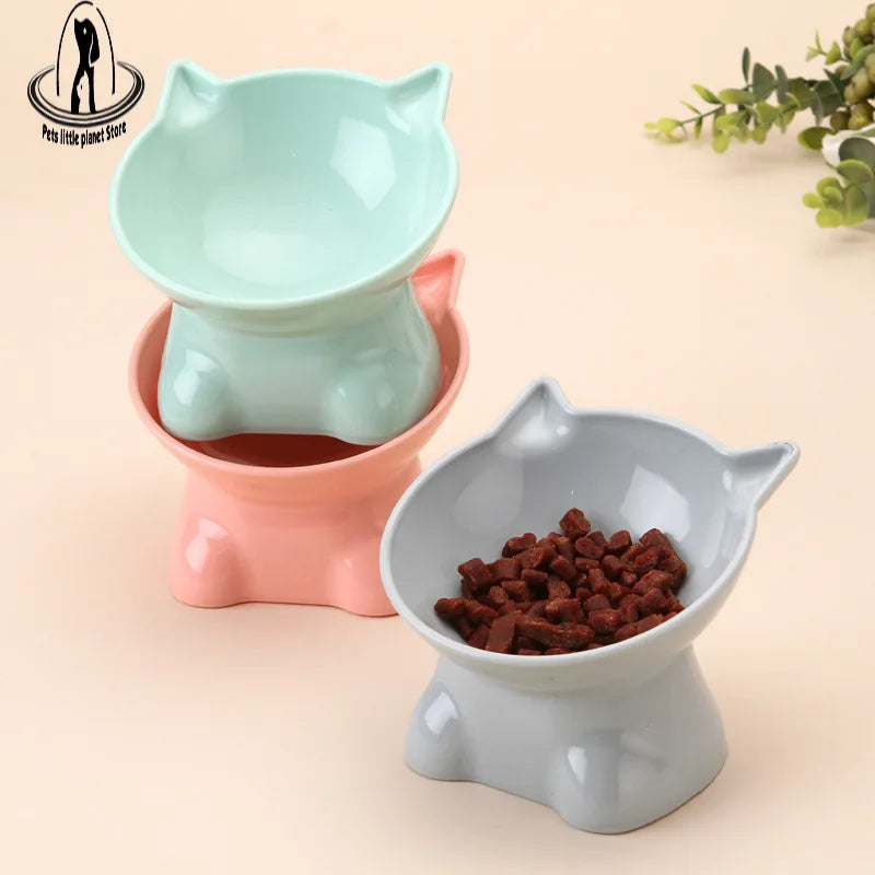 Elevated Cat Feeder Bowl – Raised Design for Improved Digestion