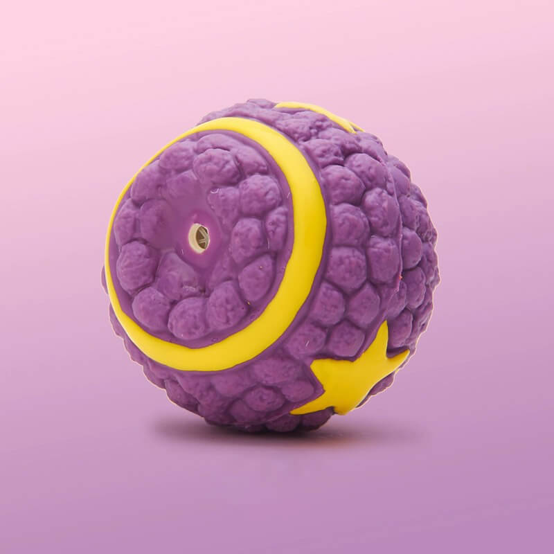 Tough Rubber Dog Ball - Long Lasting Chew Toy - Peties
