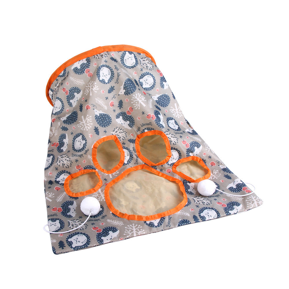 Portable Cat Tunnel Bag – Interactive Play and Cozy Hideaway