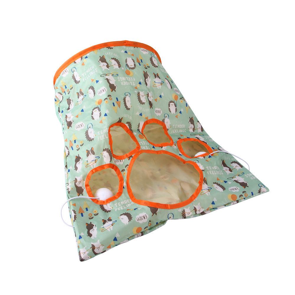 Portable Cat Tunnel Bag – Interactive Play and Cozy Hideaway