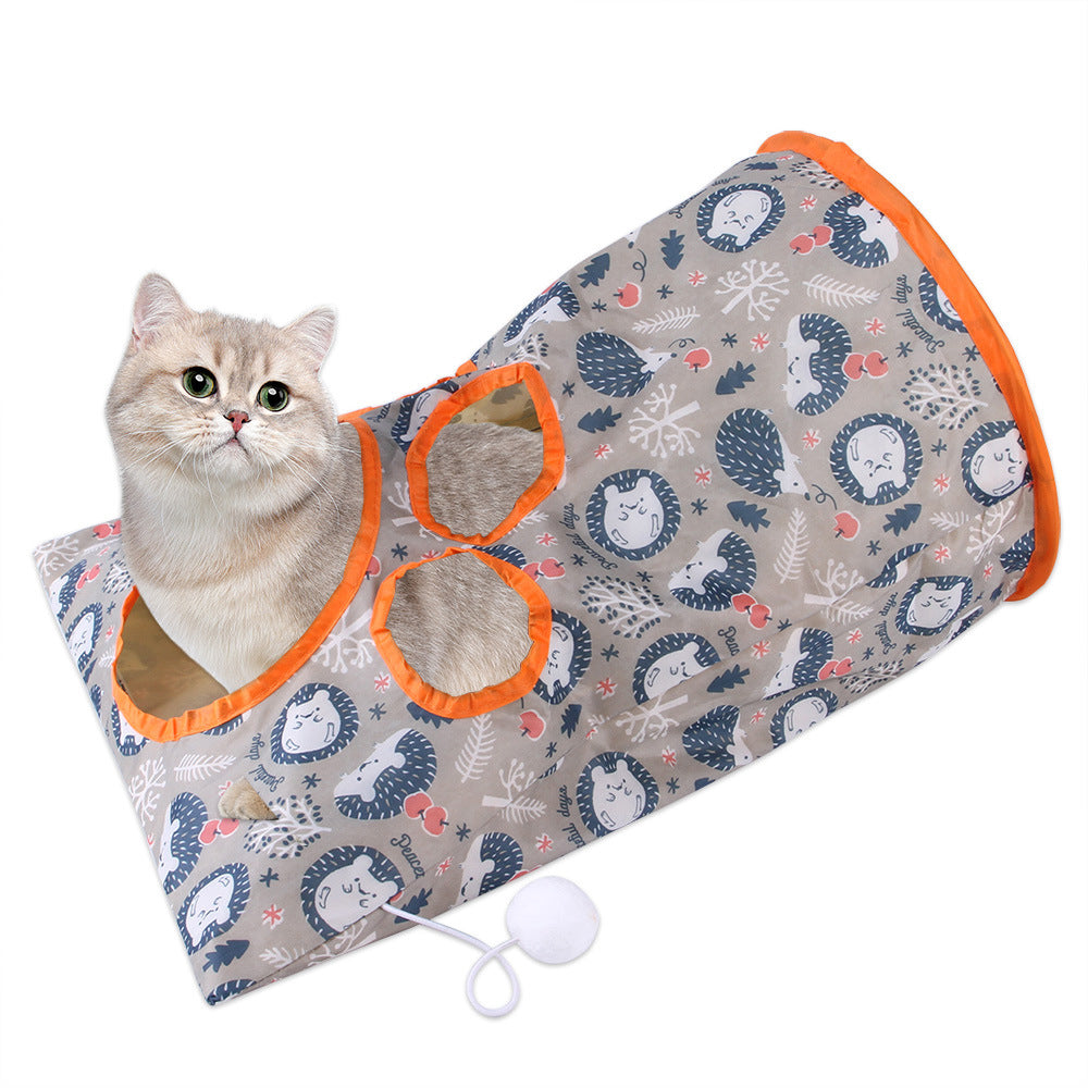 Portable Cat Tunnel Bag – Interactive Play and Cozy Hideaway