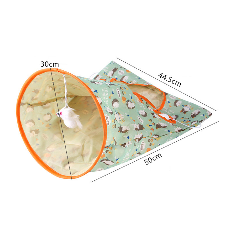 Portable Cat Tunnel Bag – Interactive Play and Cozy Hideaway
