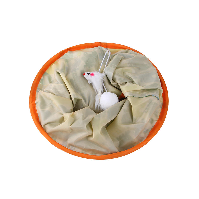 Portable Cat Tunnel Bag – Interactive Play and Cozy Hideaway