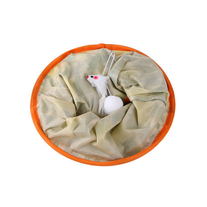 Portable Cat Tunnel Bag – Interactive Play and Cozy Hideaway