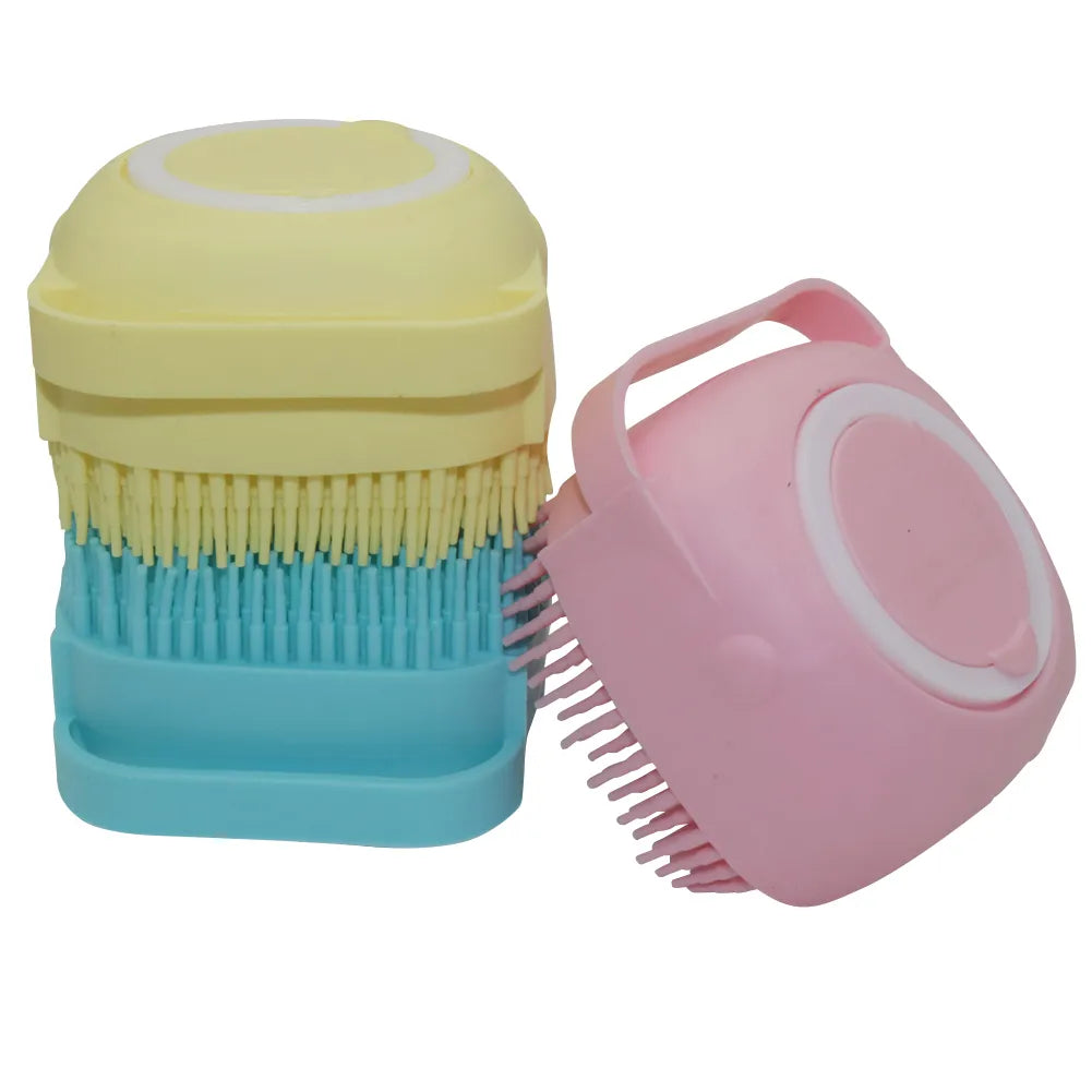 Dog and Cat Bathroom Brush - Silicone Dog Bath Brush