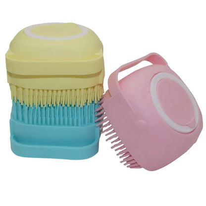 Dog and Cat Bathroom Brush - Silicone Dog Bath Brush