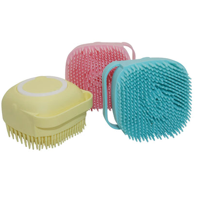 Dog and Cat Bathroom Brush - Silicone Dog Bath Brush