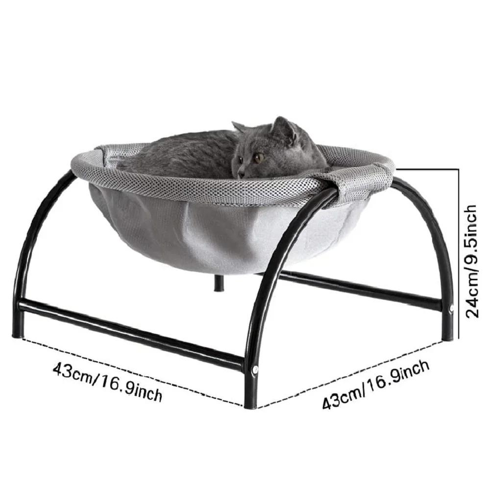 Detachable Standing Cat Hammock Bed – Elevated Comfort for Your Feline