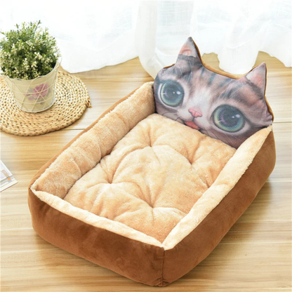 Big Plush Animal Sleeping Bed