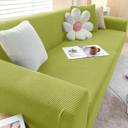 Pet Friendly Stretch Sofa Cover - Cat & Dog Proof Couch Protector – Grass Green