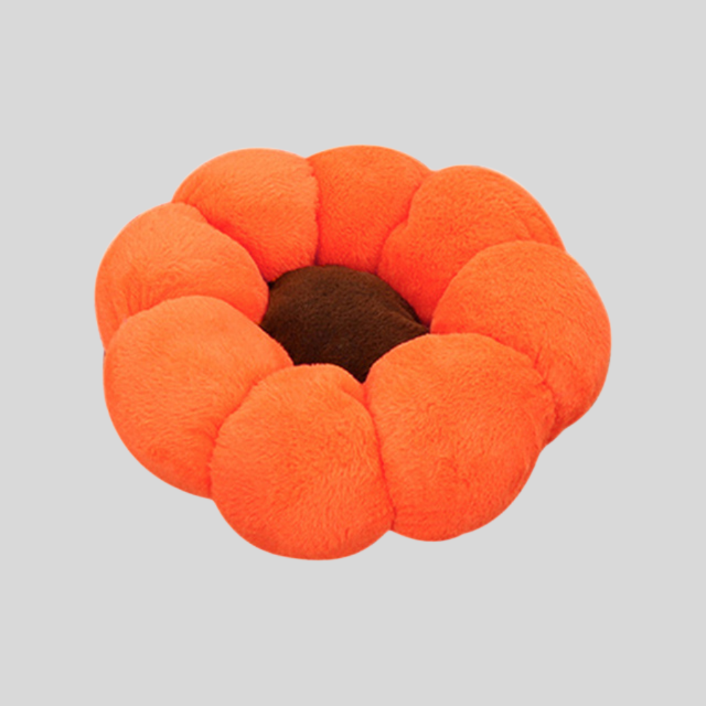 Soft Floral Cat Bed