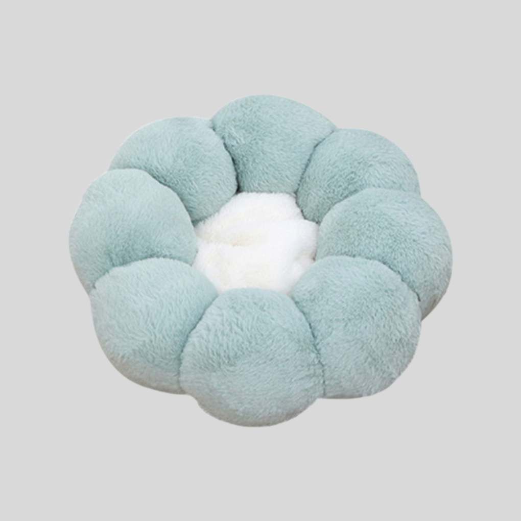 Soft Floral Cat Bed