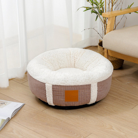 Cozy Plush Pet Bed for Calm Sleep - Peties