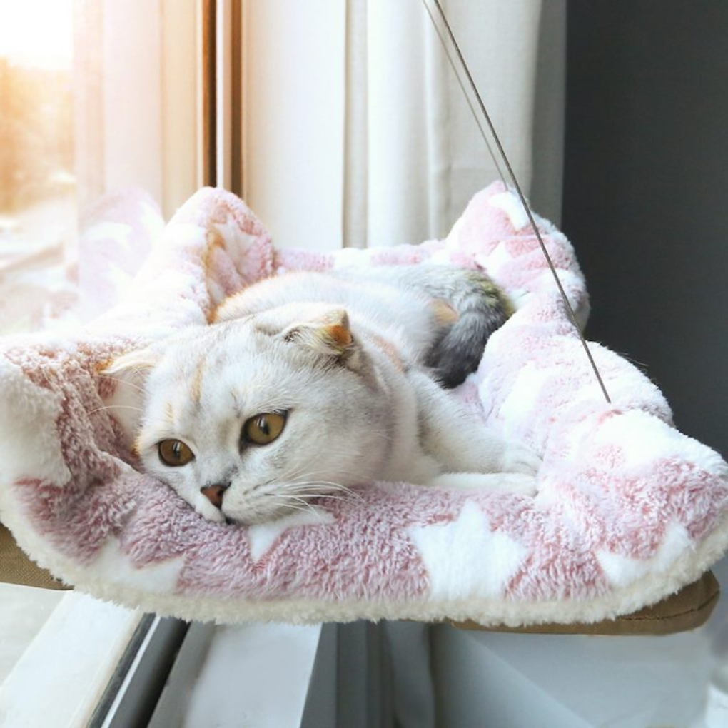 Cozy Window Cat Bed – Size: 55 x 35cm