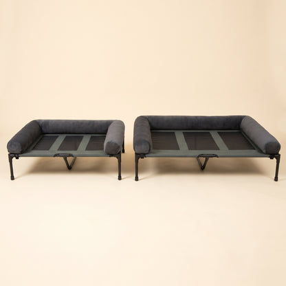 Comfortable Elevated Dog Bed Large Breed – L and XL sizes side by side