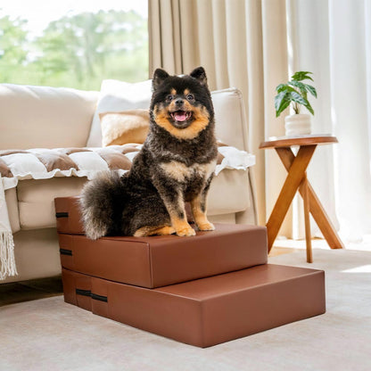 Durable Easy Clean Pet Steps with Multiple Levels
