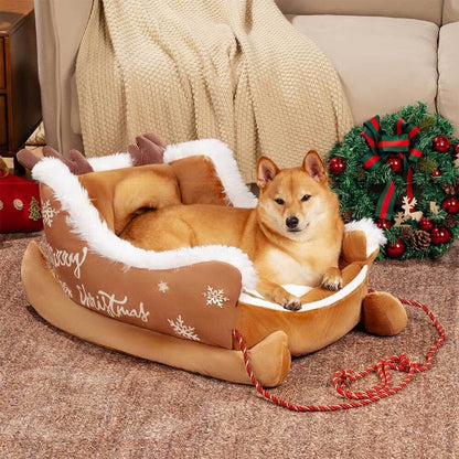 Comfy Faux Fur Pet Dog Bed