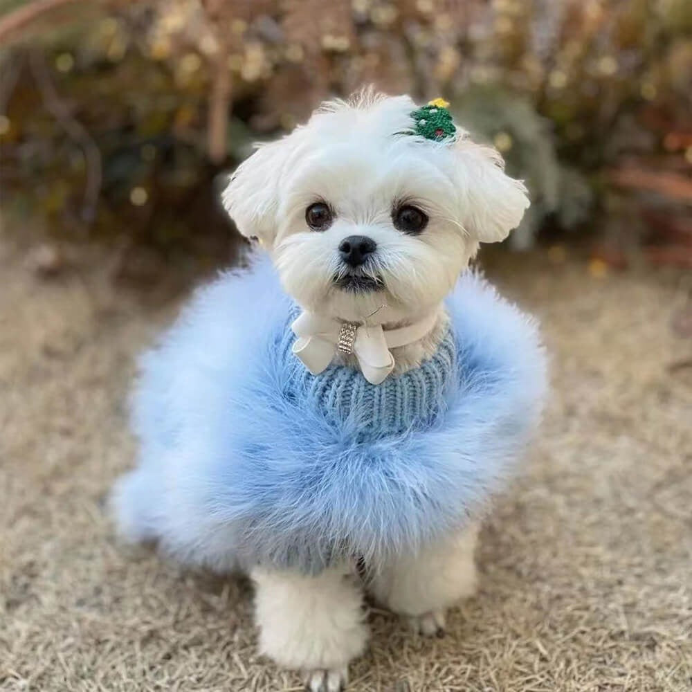 Warm Fuzzy Turtleneck Dog Jumper