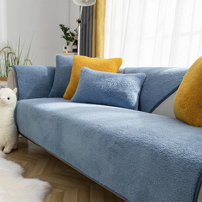 Durable Pet Proof Fuzzy Couch Protector - Peties