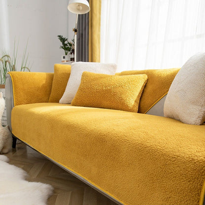 Durable Pet Proof Fuzzy Couch Protector