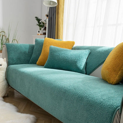 Durable Pet Proof Fuzzy Couch Protector