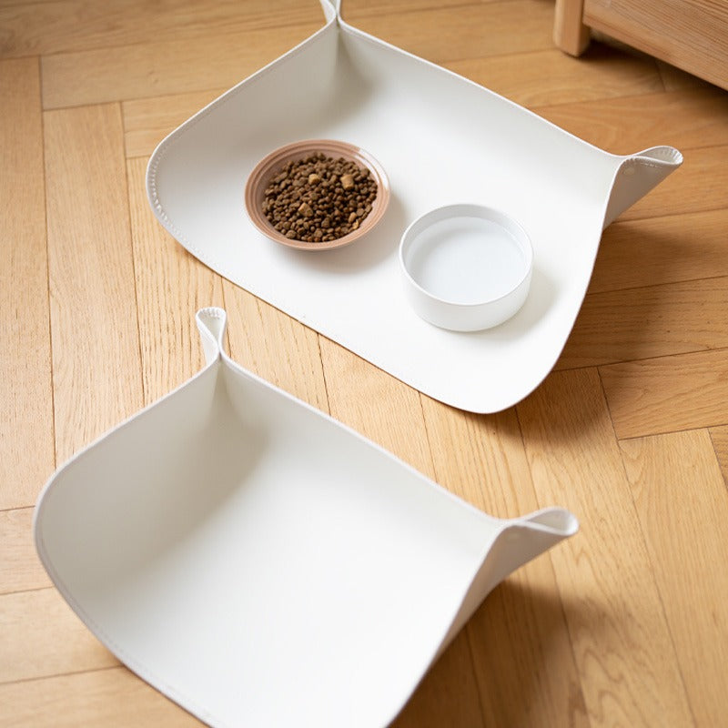 Easy Clean Pet Food Mat Tray – S / M