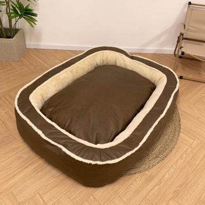 Plush Orthopedic Dog Bed – Comfortable Supportive Pet Mattress