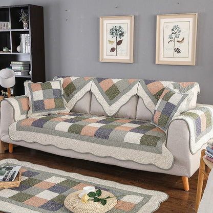 Soft Fleece Sofa Protector – Waterproof Slip Resistant Cover