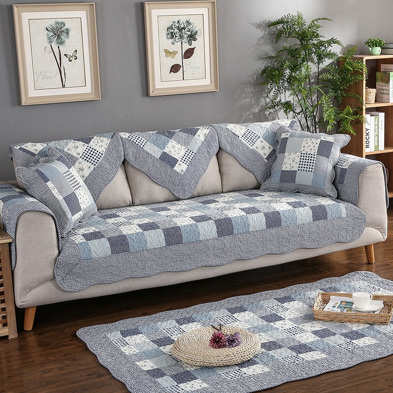 Soft Fleece Sofa Protector – Waterproof Slip Resistant Cover