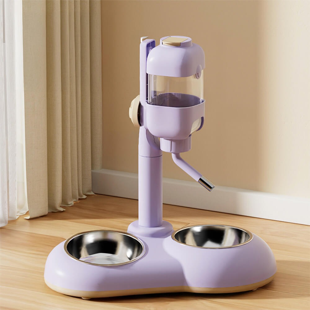 Automatic Pet Feeder and Water Bowl Set