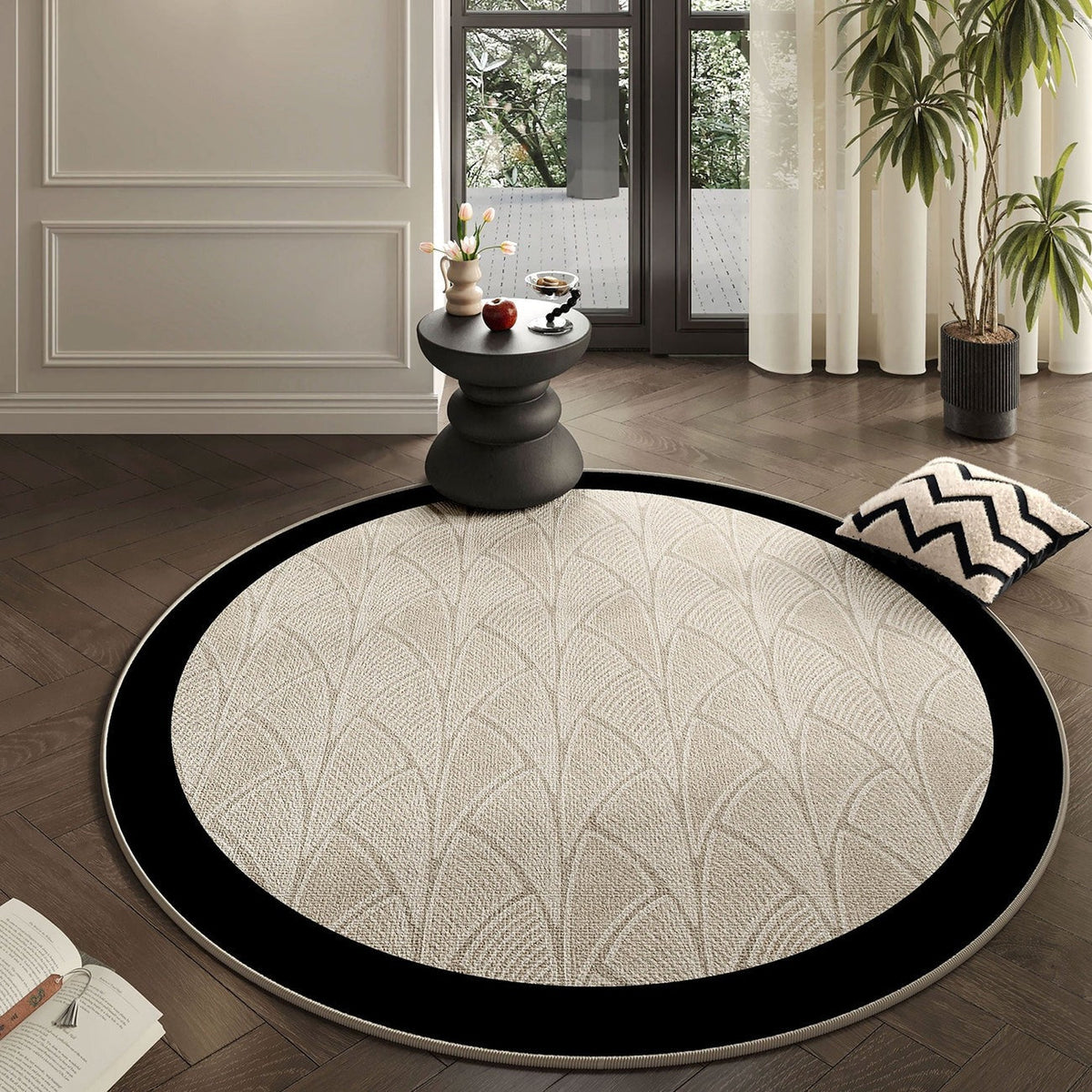 Low Maintenance Floral Circle Mat - Peties