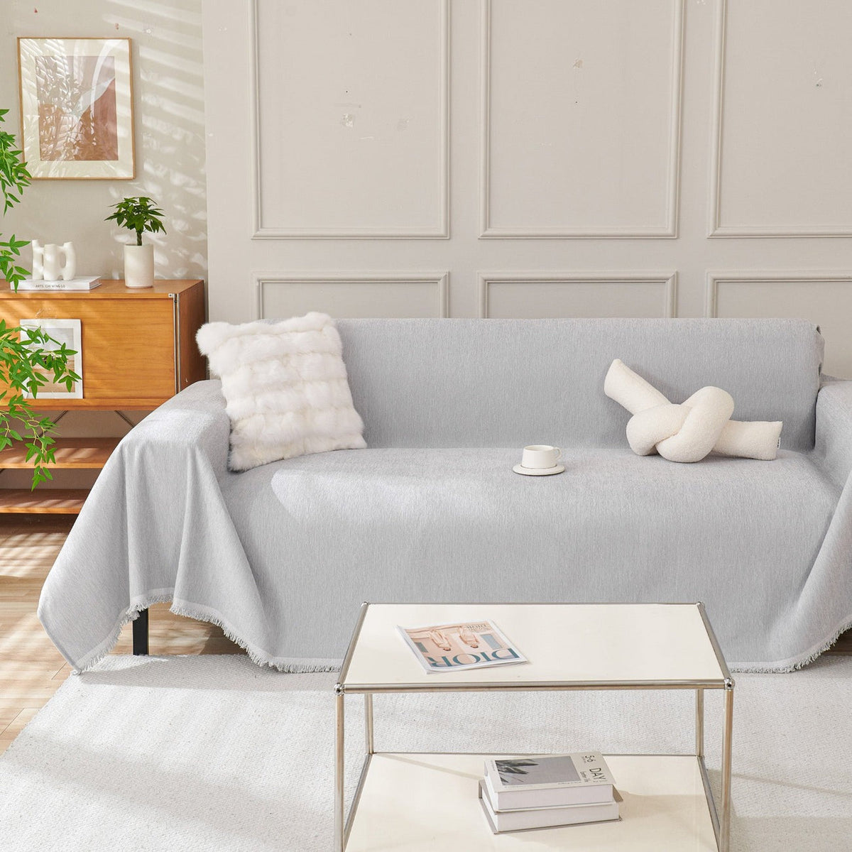 Soft Stretch Sofa Slipcover - Peties