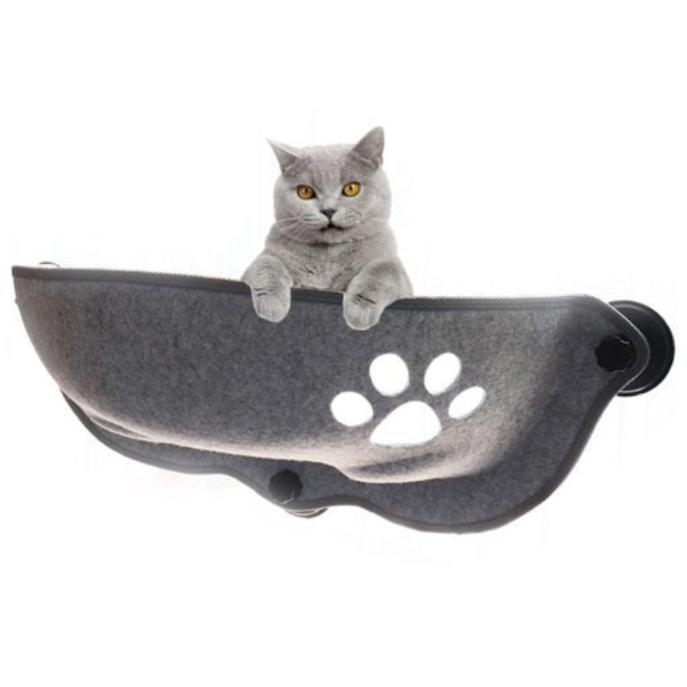Cozy Cat Window Perch – Strong Suction Cup Cat Bed - Peties