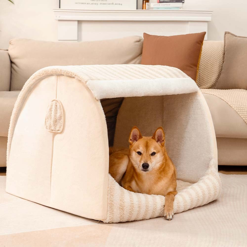 Comfortable Patterned Supportive Pet Bed