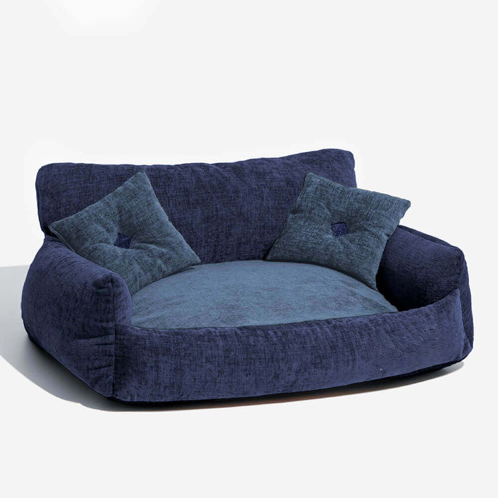 Plush Pet Velvet Couch Bed