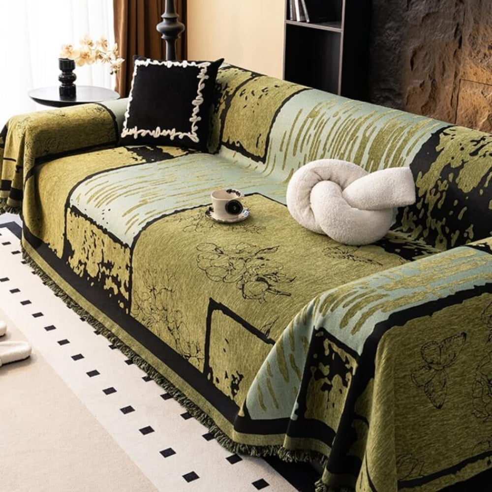 Soft Fleece Furniture Cover Sofa Throw Blanket