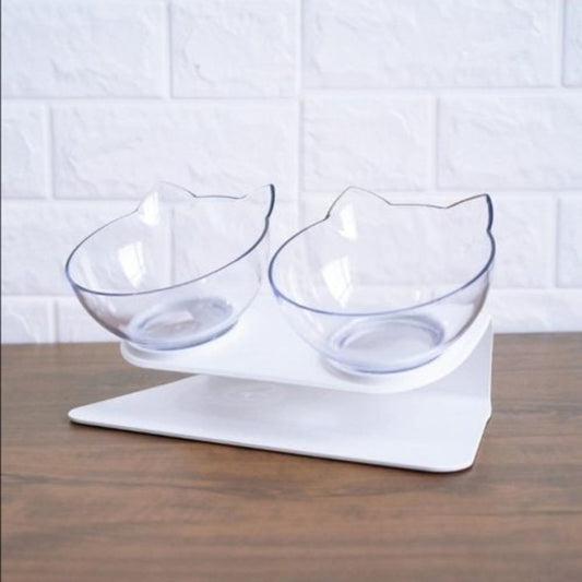 Elevated Easy Clean Cat Food Bowls - Peties