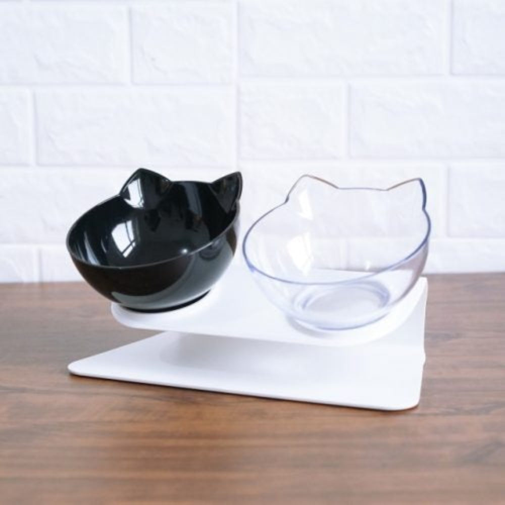 Elevated Easy Clean Cat Food Bowls