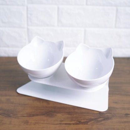 Elevated Easy Clean Cat Food Bowls