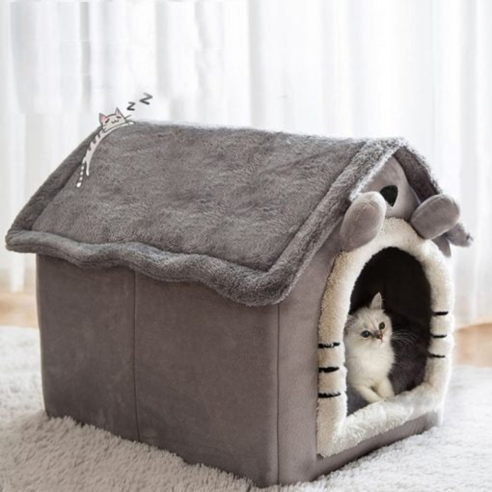 Warm Cat Bed – Comfortable Hidden Pet Shelter